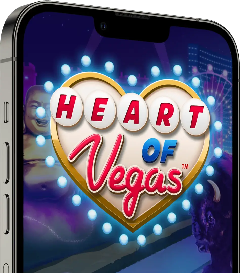 Heart of Vegas App auf dem Smartphone